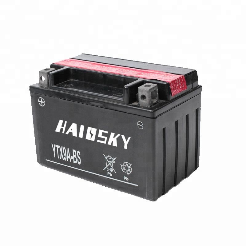 YAMAHA YTX9A-BS Dry Charged MF 9ah 12v Motorcycle Battery